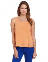 BCBGeneration Women's Drape Contrast Back Tank, Peach, XX-Small