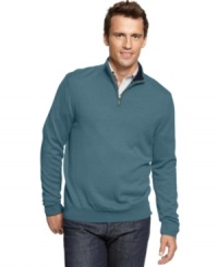 Add a little luxury to your day with this merino-wool blend sweater from Club Room.