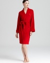 Lend a whole lot of warmth to your at-home look with this luxuriously soft Lauren Ralph Lauren terry robe.