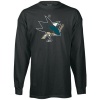 San Jose Sharks Primary Logo Long Sleeve T-Shirt