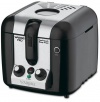 Waring DF100 Cool-Touch 3/4-Gallon Deep Fryer, Black with Stainless Accents