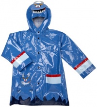 Western Chief Toddler/Little Kid Monster Rain Jacket,Medium Blue,4-5 Toddler