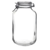 Bormioli Rocco Fido Round Clear Jar, 135-1/4-Ounce