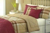 Martha Stewart Essentials Banner Plaid (Khaki) King Comforter