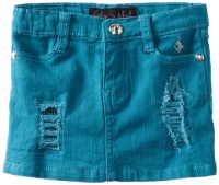 Baby Phat - Kids Girls 2-6X Denim Skirt, Peacock, 6