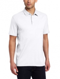 Calvin Klein Sportswear Men's Short Sleeve 3 Button 60S/1 Interlock 2X2 Rib Polo