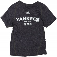 MLB New York Yankees Short Sleeve Heathered Boys'