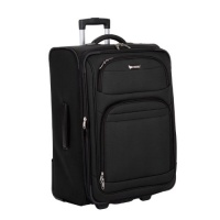 Delsey Luggage Helium Quantum Durable Trolley, Black, One Size