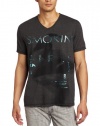 Calvin Klein Jeans Men's Smoking Girls Short Sleeve V-Neck Tee