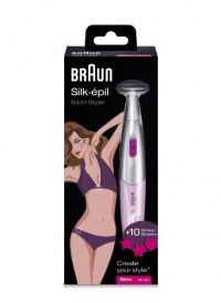 Braun FG 1100 Silk Épil Bikini Styler, Pink and Gray