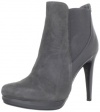 Calvin Klein Women's Britney Kidsuede Bootie,Grey,11 M US