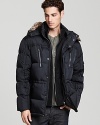 Snow lodge-chic from Marc New York, the Hudson brings luxury to your cold-weather style.