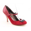 FCUK French Connection AFA8M Womens Size 10 Red Mary Janes Shoes