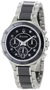 Bulova Women's 98P126 Substantial Ceramic and Stainless-Steel Construction Watch