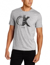 Calvin Klein Sportswear Men's Short Sleeve Logo Graphic Tee, Garrett Heather, 2X-Large