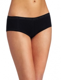 Calvin Klein Women's Infinity Flex Cheeky Short, Black, One Size