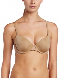 Calvin Klein Women's Seductive Comfort Customized Lift Sexy Contour Bra, Dune, 36A