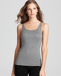 A wardrobe essential, this Eileen Fisher tank lays the foundation for this season's heavy knits with a luxe, lightweight layer of sumptuous organic cotton.