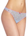 Betsey Johnson Women's Chantilly Floral Wideside Thong