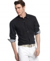 Need a new recruit? Enlist this military-inspired shirt from Andrew Charles for your style army.