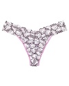 Hanky Panky meets Hello Kitty with this fabulously fun original-rise thong. Style #4V1182.