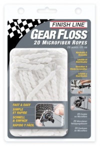 Finish Line Gear Floss Microfiber Cleaning Rope (Pack of 20)