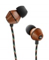 These in-ear headphones by Marley Jammin' are made from real wood and deliver great sound quality. Makes a great gift for the music enthusiast.