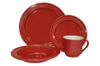 Emile Henry 16-Piece Dinnerware Set, Service for 4, Cerise