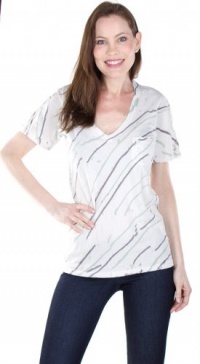 Alternative Apparel Deep V Pocket T-Shirt - Lightning