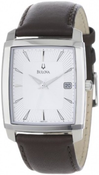 Bulova Men's 96B122 Silver Dial Strap Watch