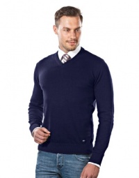 VB Jumper - V-Neck, dark blue, XL