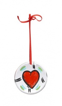 Kosta Boda Hearts Ornament