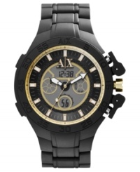 An AX Armani Exchange watch that shows that sport designs can be as stylish as they are versatile.