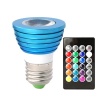 HitLights 3 Watt Color-Changing LED Light Bulb with Remote, 16 Colors