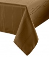 Benson Mills Gourmet Spillproof 60-Inch by 104-Inch Fabric Tablecloth, Linen