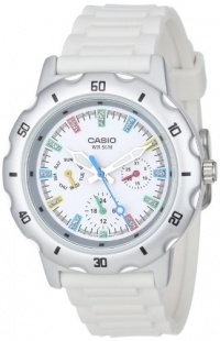 Casio Women's LTP1328-7EV Sport Classic White Analog Dial and Resin Strap Watch