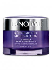 Created specifically for dry skin. With time, alterations in the skin's structure can affect firmness causing the skin to lose its youthful quality. A visible improvement in skin tightening helps restore skin's youthful look. Rénergie Lift Multi-Action features Multi-Tension technology, designed to target skin layers. In 4 weeks, the skin appears younger and firmer. It feels tightened, as if lifted. All facial zones appearvisibly rejuvenated. *Based on 4 ingredients tested separately in-vitro.