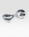 Always adding his personality on his creations, internationally renowned designer Ron Arad has made a career of creating functional home pieces with an artistic flair. His contemporary spin on the hors d'oeuvres platter is no different, featuring two distinctive sections in gleaming 18/10 stainless steel. Hand wash 9W X 1½H X 7¼D Made in Italy 