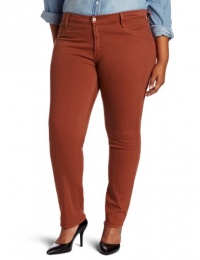 James Jeans Women's Plus-Size Twiggy Z Skinny Jean, Cinnamon, 14W