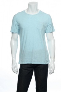 CK One by Calvin Klein Men's Aqua Heather T-Shirt