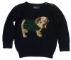 Polo Ralph Lauren Boys Knit Cotton Pullover Sweater - 24M - Navy