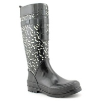 Nine West Brunelda Rain Boots Black Womens