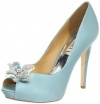 Badgley Mischka Women's Cleone Peep-Toe Pump