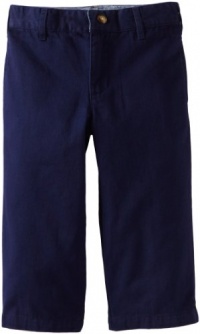 Kitestrings Boys 2-7 Toddler Flat Front Twill Pant With Side Seam Pockets, Peacoat Navy, 3T