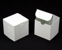 Dress My Cupcake Single Standard White Cupcake Box and Holder (Without Window), Set of 100 - Holder, Box, Carrier, Display