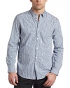 Calvin Klein Sportswear Men's Longsleeve Mini Check Dobby Shirt