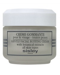 A fresher complexion, with skin that feels clearer, softer, stimulated. A scrub cream which works gently to lift impurities from the surface of the skin. Gentle Facial Buffing Cream is applied like a mask, then removed with gentle exfoliating movements, taking with it the surface dead cells and impurities which dull the radiance of the complexion.- Its very gentle formula contains Camomile, which has soothing and softening properties. - With regular use, it helps refine skin texture and maintain a smooth, youthful appearance. - By removing excess dead cells and impurities off the skin, Gentle Facial Buffing Cream enhances its receptiveness to subsequent skin care products.