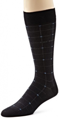 HUGO BOSS Men's Squares Pattern Socks