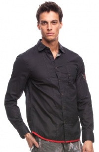 Armani Exchange Wax Coated Utility Shirt