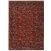 Couristan Timeless Treasures 4708/0032 Afghan Panel Area Rug - Rust